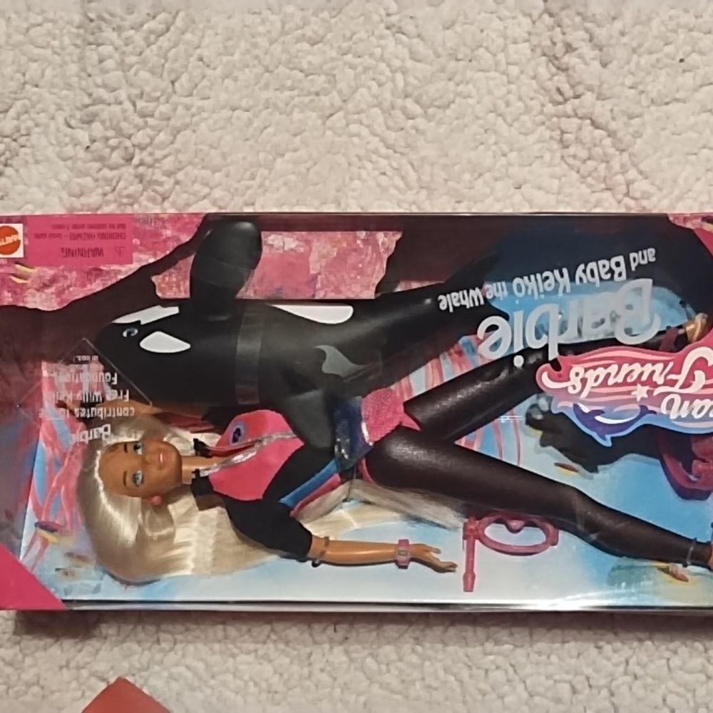 Ocean friends Barbie and baby Keiko the Whale